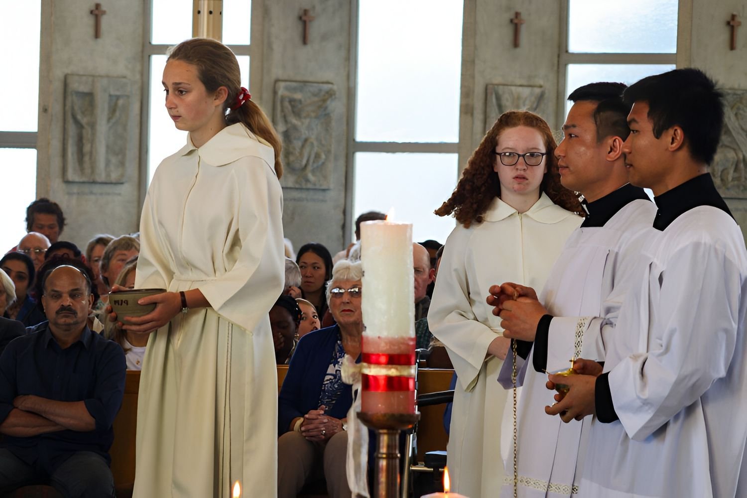 Procession before the Stations of the Cross